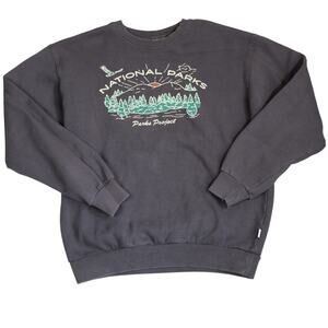 Parks Project Sweatshirt Mens Medium National Parks Gray Graphic Outdoor Hiking